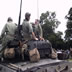 Reenactors on a tank