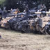 The tanks line up